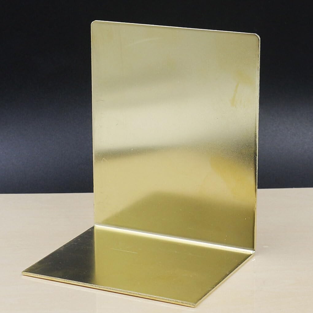 2 Stück/Set praktische und stilvolle Buchstützen – sichere und universelle, einzigartige und langlebige Buchstützen aus Messing, Kupfer