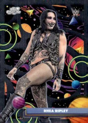 Wrestling Trading Card 2026 Topps Cosmic Chrome #100 Rhea Ripley NM Near Mint