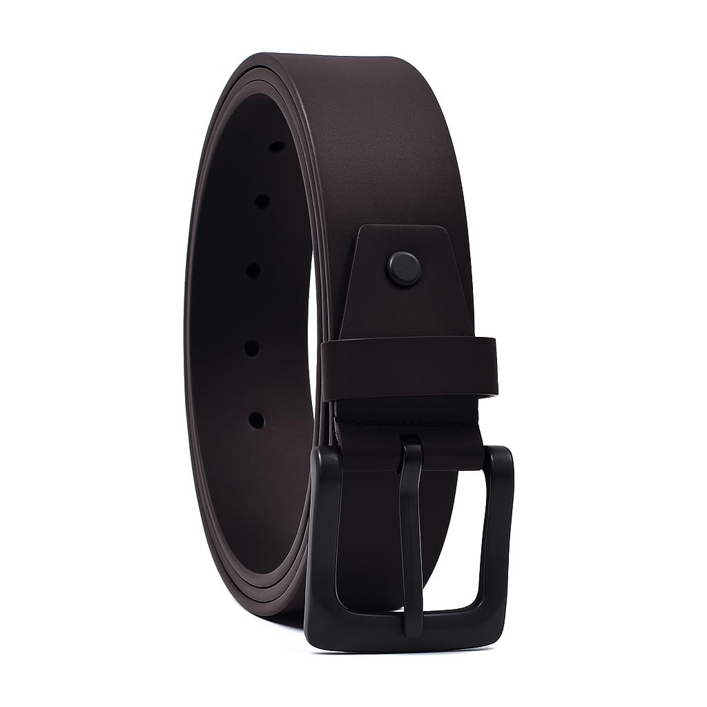 WildHorn Leather Belt for Men | Free Size | Adjustable I 48 inches length | Waist upto 44 inches.