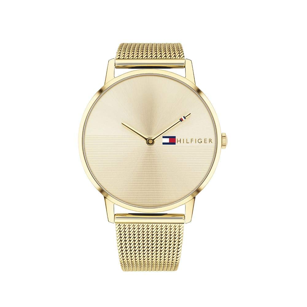 Tommy Hilfiger Reloj Analógico de Cuarzo para mujer con Correa en Acero Inoxidable dorado - 1781972