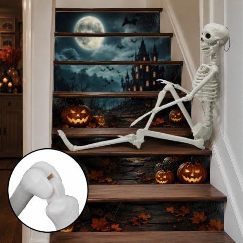 Lighted Human & Cat Skeleton Halloween Decorations Outdoor/Indoor - image 5