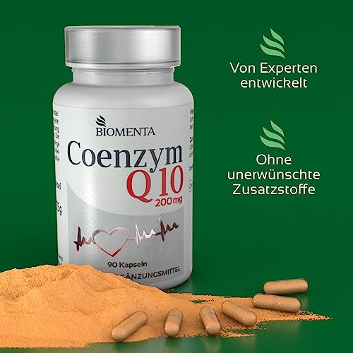 Coenzym Q10 von BIOMENTA 90 vegane Kapseln hochdosiert