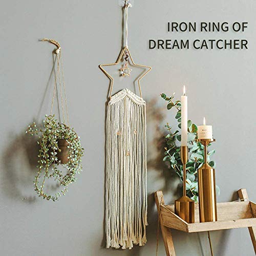 HUIKJI - Ghirlanda di cerchi in metallo, a forma