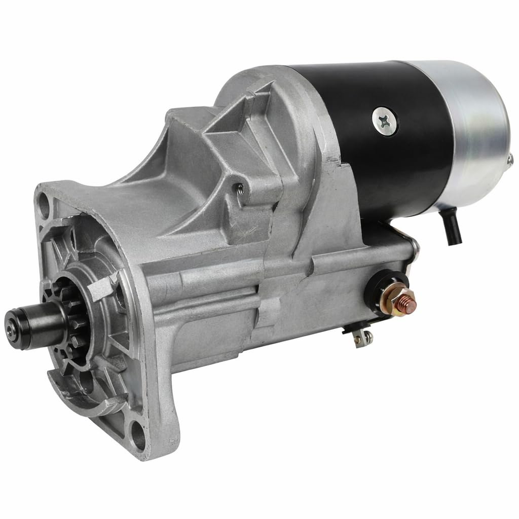 RAREELECTRICAL Starter Motor Compatible with 1980-1990 Land Cruiser Hj60 Hj61 Hj75 4.0L 2H Turbo Diesel 12Ht Coaster Hb30 028000-7230 28100-47080