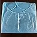 Pack of 10 Disposable Isolation Gowns with Elastic Cuff, Knitted Cuff, Late x- Free, Non-Woven, FluidResistant, Dental, Hospital, Industries, ONE SIZE FITS ALL(10 PCS=1 Bag), BLUE