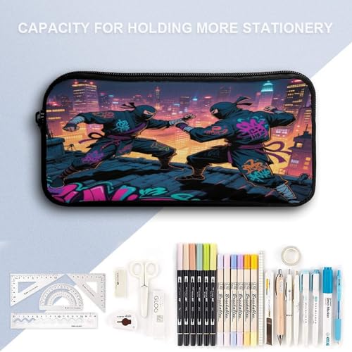 Printed Backpack With Lunch Pack Storage Box Case Ninja Duel 3pcs Lightweight Travel Backpack4