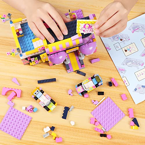 EP EXERCISE N PLAY Friends Supermarkt Spielzeug, Friends Friseursalon Bausteine Set, STEM Lernen Rollenspielfähiger… – Bild 5