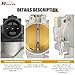 ROADFAR Larger Throttle Body 309-05-1050 for 1990-2001 for Acura Integra, 1992-2000 for Honda Civic, 1993-1997 for Honda Civic del Sol, 1992-2001 for Honda Prelude, 2000-2009 for Honda S2000