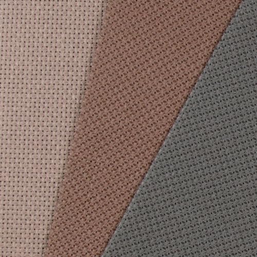 Image of KCS 3 pc of 12 inch x 18 inch (30cmx45cm) 14CT Counted Cotton Aida Cloth Cross Stitch Fabric (Coffee + Brown+Dark Grey)