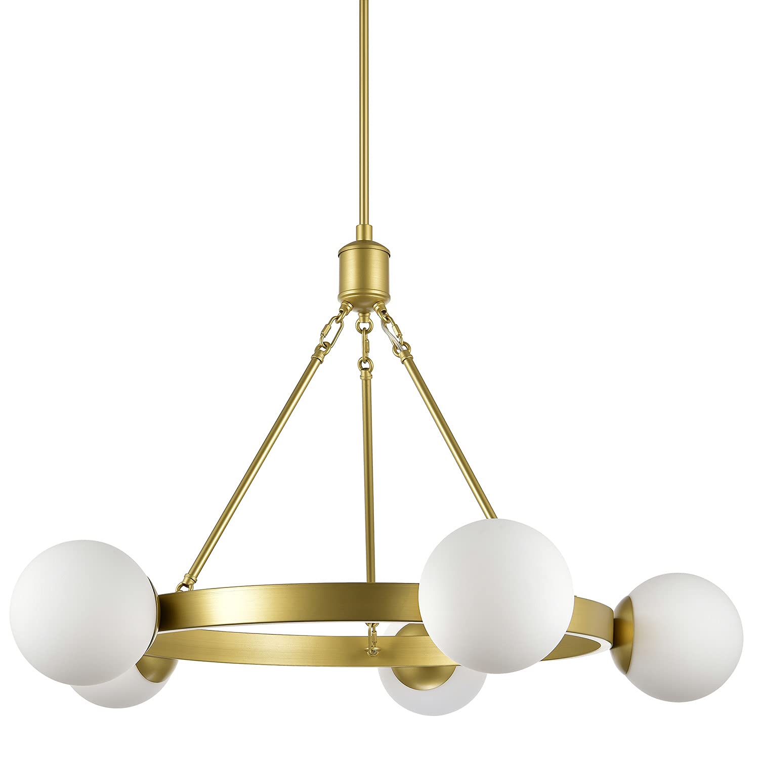 LINEALIGHTING Caserti Globe Mid Century Modern Chandelier 35 inch