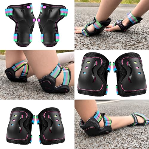 Image of BOSONER Kids /Youth Knee Pad Elbow Pads Guards Protective Gear Set for Roller Skates Cycling BMX Bike Skateboard Inline Skatings Scooter Riding Sports