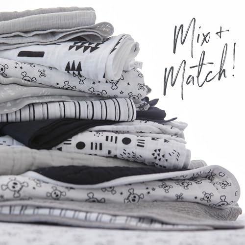 Image of HonestBaby Unisex-Baby Classics Fitted Crib Sheets Set Standard Mattress, 100% Organic Cotton Baby Boys, Girls, Neutral, 2 Pack - Watercolor World, One Size