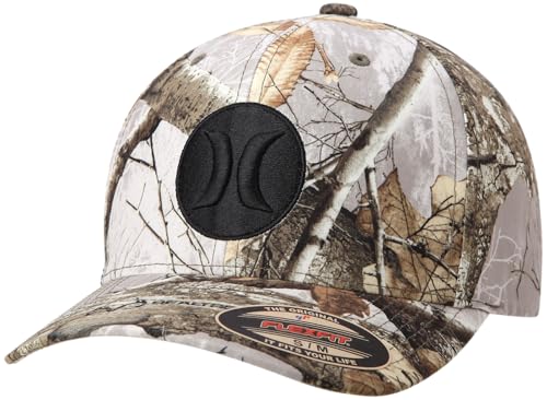 Image of Hurley Men's Caps - One & Only Flexfit Baseball Cap - Fitted Hats for Men (S-XL)