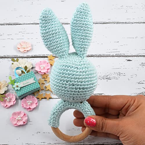 Image of Love Crochet Art Cloth Rattle Soft Toy for Infant Kids & Babies (0+ Years)