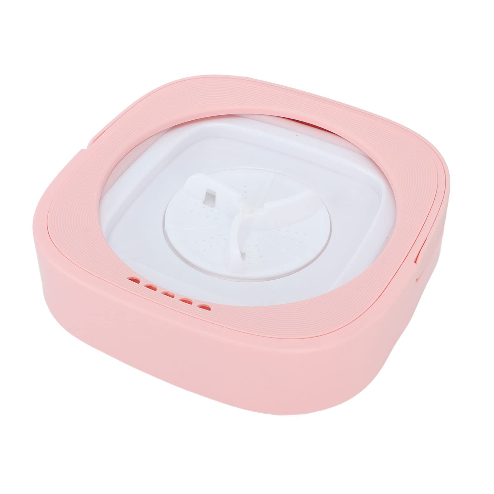 Plegable Mini Lavadora Portátil Pequeña, 100-240V Apartamento Completo Automático Pequeña Ropa Interior Plegable Lavadora para Dormitorio (rosa)