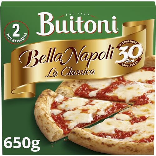 Buitoni Bella Napoli, Margherita, 2 Pizze, 650 g (Surgelato)