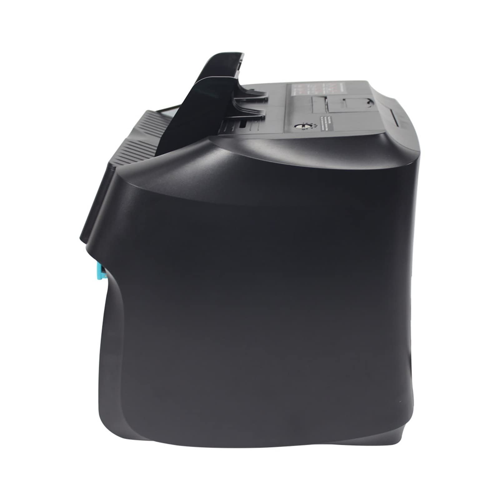 Liczarka do Pieniędzy Counterfeit Detector Machine Fake Money Discriminator 2 Pocket Value Counter And Sorter Mixed Denomination Counting(Nero)