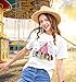 Magical Princess Shirts for Women: Magic Kingdom Tshirt Princess Shirt Funny Family Vacation Tee Casual Holiday Tee Top White