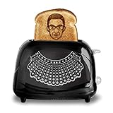 Ruth Bader Ginsburg Toaster, Toasts RBG's Face on Your Toast, SCOTUS Toaster