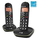 Freisprechen Doro PhoneEasy 100w Duo DECT Schnurlostelefon mit zusätzlichem Mobilteil (Ladeschale, Freisprechen) schwarz