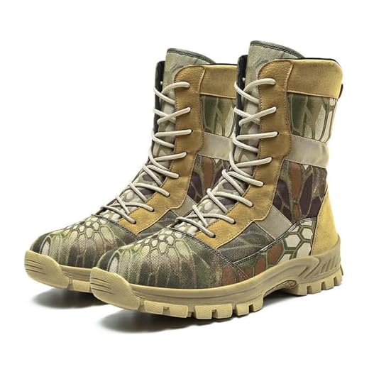 Botas Táticas Militares Do Trabalho Dos Homens, Botas De Homem Plus Size Antiderrapantes De Cano Alto Para Combate Ao Ar Livre, Botas Militares De Couro Respiráveis do Exército(Green,37 EU)