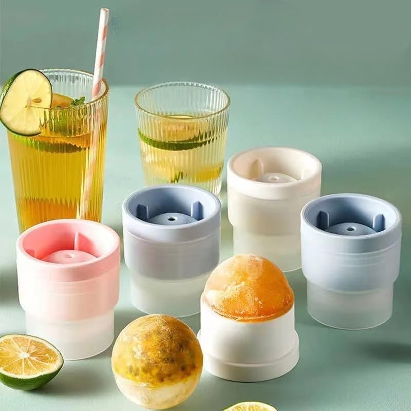 Molde para hielo esférico de silicona 6 piezas miniatura 2