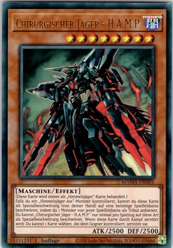 Chirurgischer Jäger - H.A.M.P. - MAMA-DE001 - Ultra Rare - 1. Auflage - Deutsch - Yugioh - Magnificent Mavens - mit RC-Fieldcenter