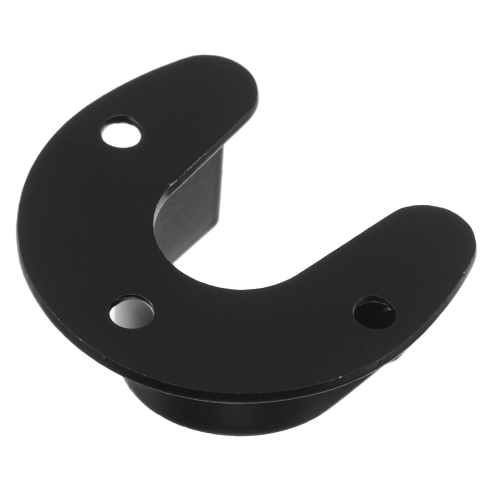 ULTECHNOVO Stainless Steel Open Flange Base Rod Holder Support for Curtain and Clothing Rods Durable and Rustproof Pipe Mount for Shower and Home Use