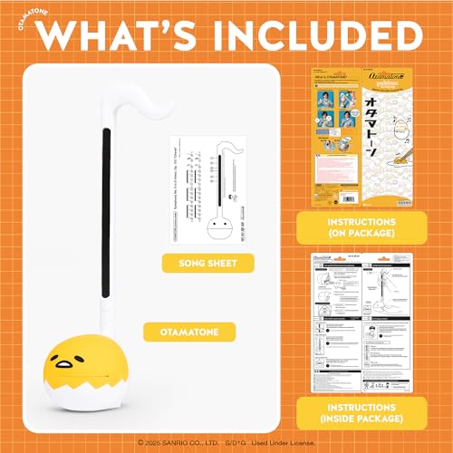 Image of Otamatone Special Edition Sanrio (Gudetama) - Fun Electronic Musical Toy Synthesizer Instrument by Maywa Denki (Official Licensed) [Includes Song Sheet and English Instructions]