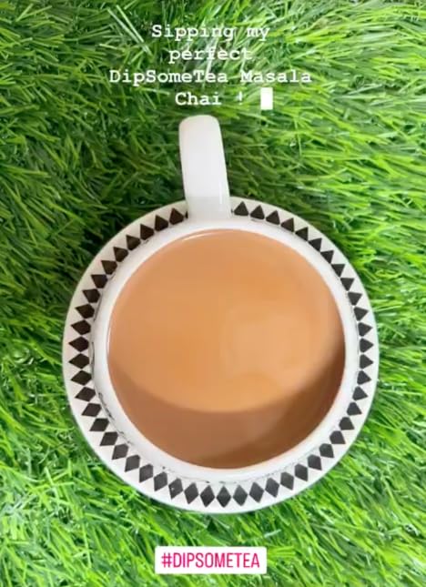 Miniatura 8 de Té Chai orgánico de 8 onzas (227 gm)  Masala Chai  Mezclado con cardamomo, jengibre, pimienta, canela de Ceilán, nuez moscada, maza, clavo, tulsi,