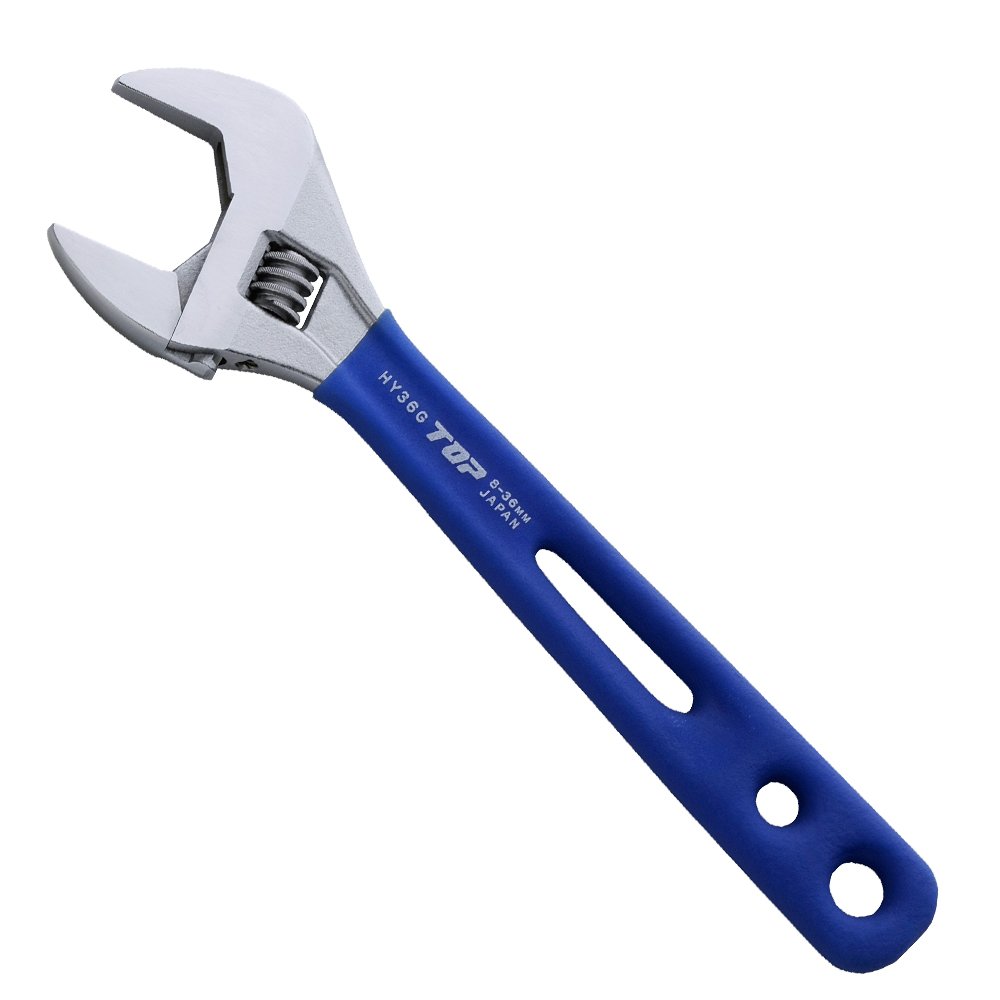 Buy TOP 9 inch Adjustable Wrench with Ergonomic Grip Thin and Light