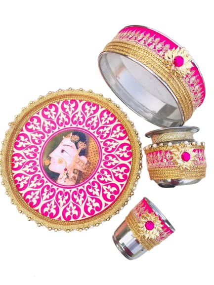 Juego de 4 piezas New Rajkumari rosa el regalo de bodas ideal
