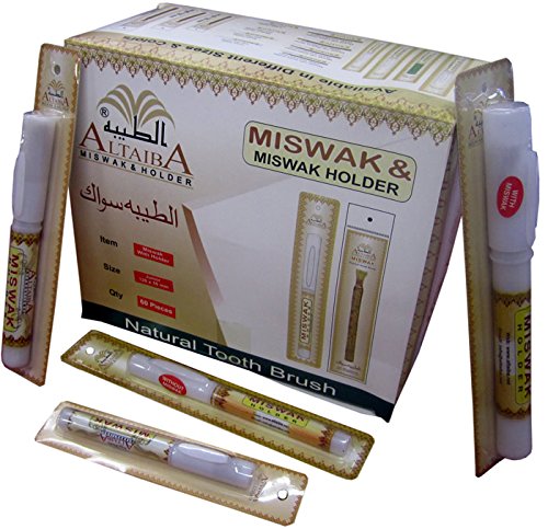 Miswak (Sewak) with Holder (Full Box of 36 Pieces)