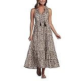 Mud Pie Women's Eason Maxi Dress, Leopard, Small