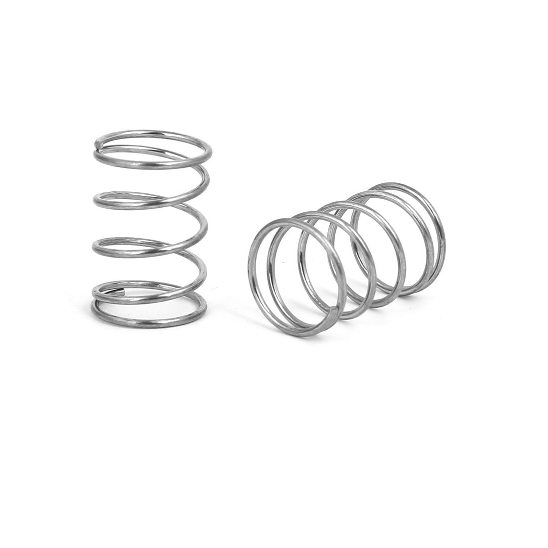 Aexit 1mmx14mmx20mm 304 Springs Stainless Steel Compression Springs Silver Compression Springs Tone 20pcs