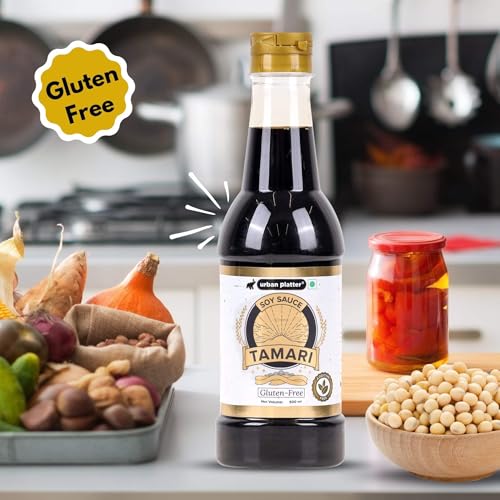 Image of Urban Platter Tamari Soy Sauce, 500ml (Naturally Brewed | Umami | Suitable for Stir Fry | Gluten Free | Asian Cuisine)