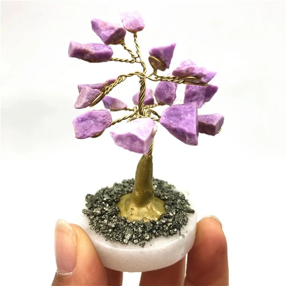 MDBJTCYZN Stone 1PC Phospesiderite Tree Gemstone Crystal Lucky Rough Quartz Crystals