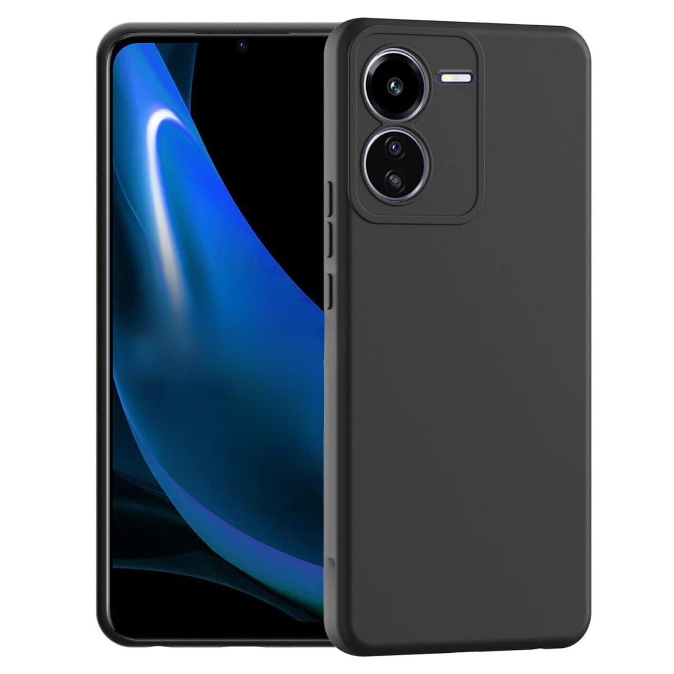 Spazy Case® iQOO Z9 5G Back Cover | Soft Silicone Slim Back Case Cover for iQOO Z9 5G - Black (B0CXT2DDVV) Amazon Price History, Amazon Price Tracker