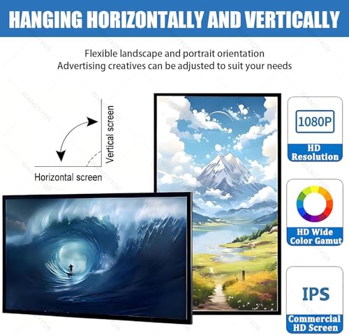 Écran de signalisation numérique 27in IPS 2K Android WiFi HDMI pour commerces - 8