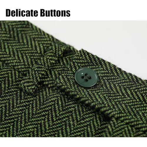 Boys Tweed Pants Wool Blend Herringbone Slim Fit Toddler Kids School Uniform Trousers Homecoming3