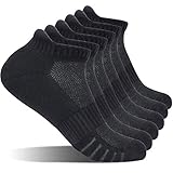 Antibakterielle Baumwollsocken: Sportsocken aus 85% Baumwolle, 12% Polyester, 3% Elasthan, atmungsaktiv, bequem. Socken kapseln antibakterielle Silberionen in das Garn, um die Füße sauber, trocken, geruchsfrei und ohne Juckreiz zu halten. Die ultra-Luftdurchlässigkeit und die feuchtigkeitstransportierenden Eigenschaften halten Ihre Füße den ganzen Tag über trocken und geruchsfrei