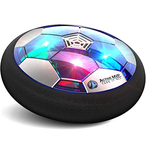 ActiveMVP Hover Soccer Ball for Kids – Rechargeable Light-Up Indoor Soccer Ball Toy, Birthday Gift for Boys Age 6-16, Indoor Games Toy for 6 7 8 9 10 11 12 13 14 15 16 Year Old Kids