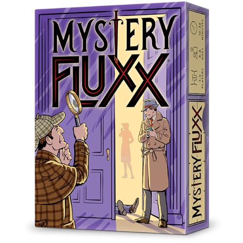 Looney Labs | Mystery Fluxx | Card Game | Ages 8+ | 1-6 Players | 10-30 Minutes Playing Time