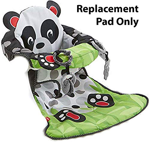 Image of Replacement Seat Pad /Cushion /Cover for Fisher-Price Sit-Me-up Floor Seat (Mode FJF61 - Panda Paws)