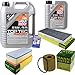 Produktbild QR-PARTS 69336261 Filter Set Inspektionspaket 6 Liter Motoröl Top Tec 4200 5W-30 MANN-FILTER Innenraumfilter Luftfilter Ölfilter