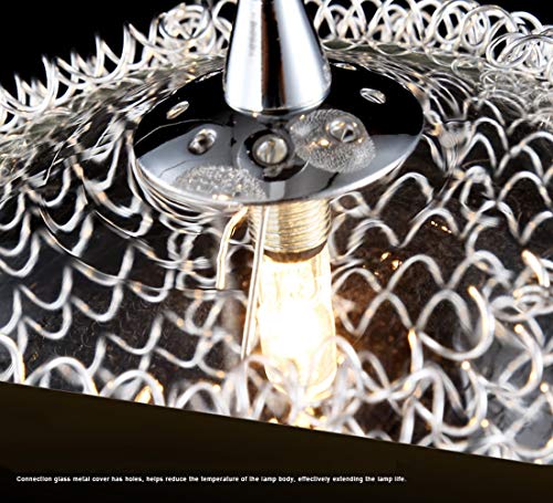 Grand lustre salon moderne et suspension luminaire multi ampoule pour plafond - 6