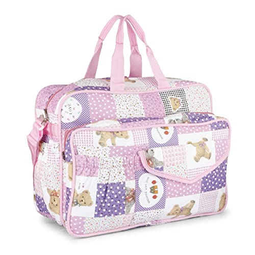 Image of Baby Bag for Mother, Mother Bag, Diaper Bag for Girls and Boys (purple)