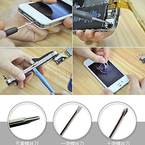 8 in 1 Repair Opening Pry Tools Screwdriver Kit Set for iPhone SE / 6s / 6s Plus / 6/6 Plus / 5S / 5 / 4S / 4 / 3G / iPod Touch for Samsung