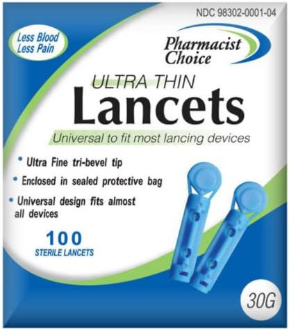 Pharmacist Choice Twist Top 30G Lancets (Pack of 100) Pharmacist Choice Twist Top 30G Lancets (Pack of 100)