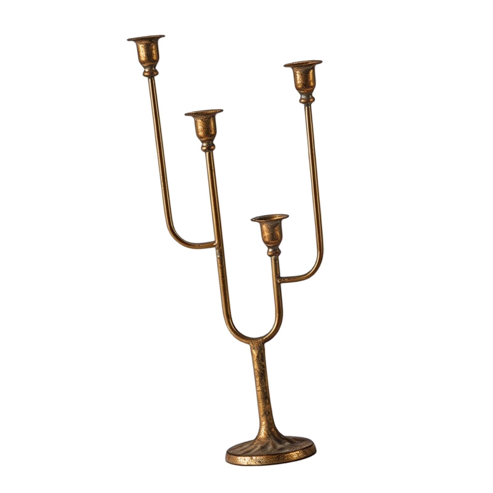 Tapered Holders Metal Iron Holders, Candlestick for Table Decoration, Holiday, Wedding, Housewarming Iron Taper